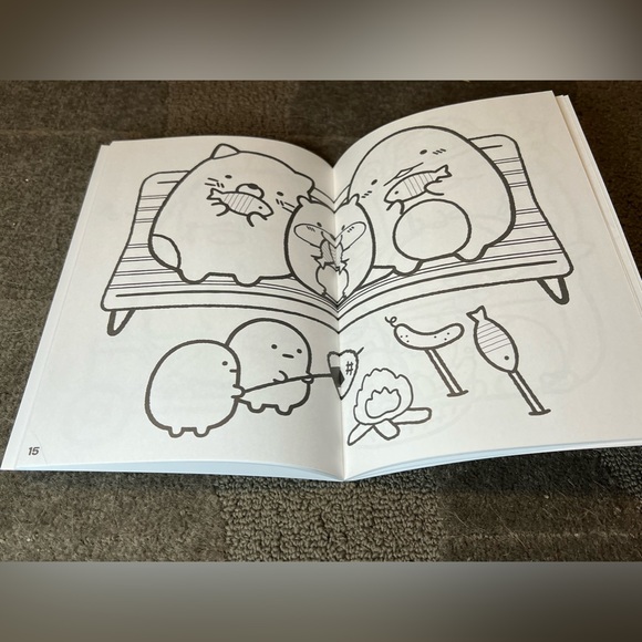 Sumikkogurashi Coloring Book Officially Licensed San-X Japan Exclusive Nurie A5 - Picture 7 of 12